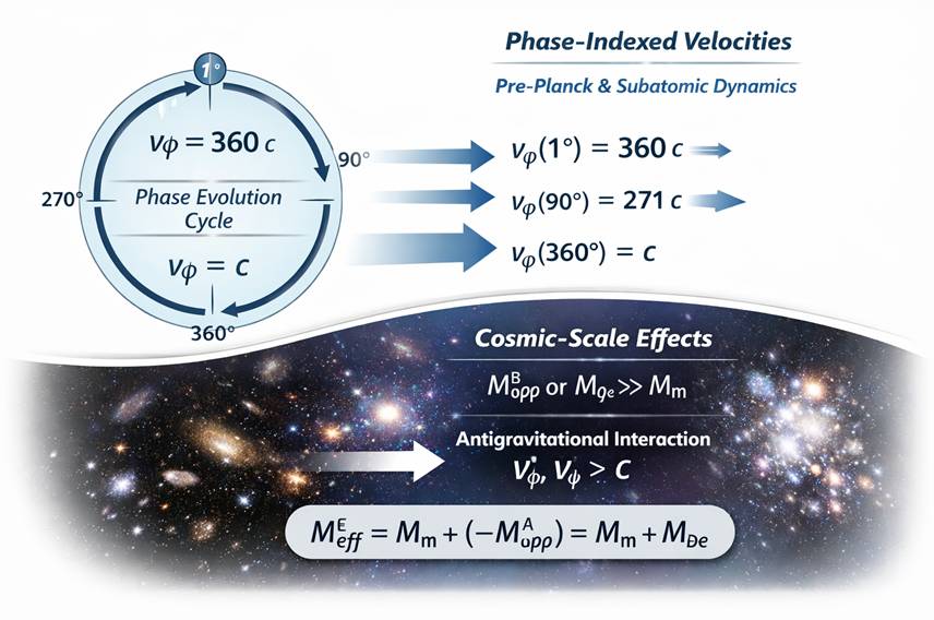 ECM Phase-Indexed Effective Velocity diagram