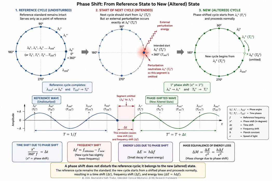 ECM Phase Shift Reference to Altered States