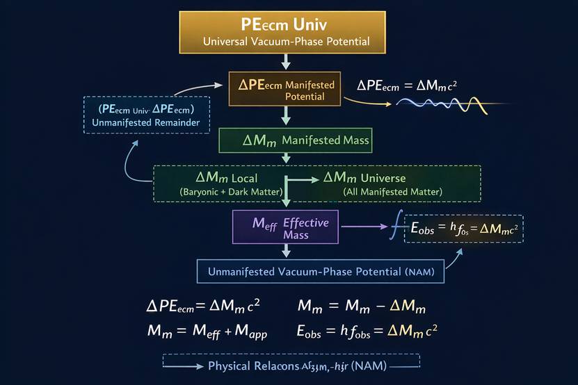 ECM Mass Partitioning Diagram